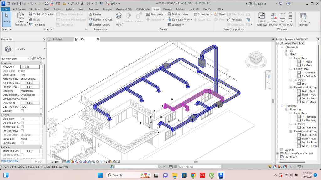 BIM Course in Pakistan Architectural Structural and mep Designing and navisworks